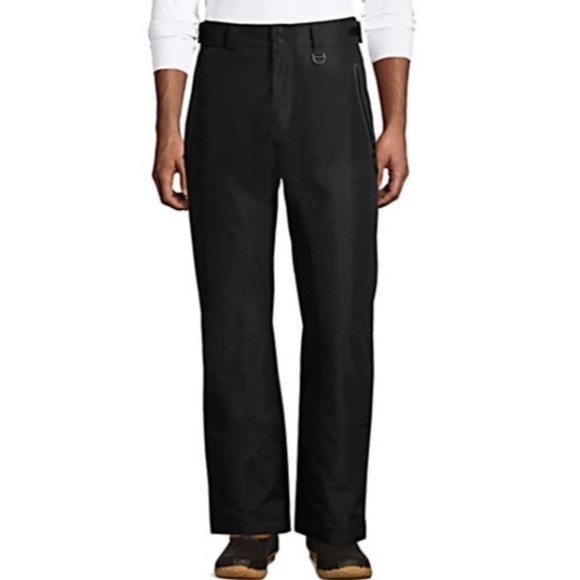 NEW Lands’‎ End Men’s Primaloft Insulated Waterproof Black Snow Pants Sz.… - Picture 2 of 16